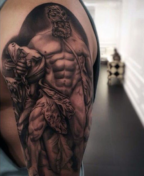 75 Hercules Tattoo Designs für Männer - Heroic Ink Ideen  