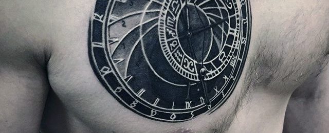 40 3D Brust Tattoo Designs für Männer Manly Ink Ideen Mann Stil