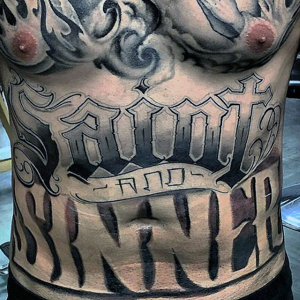 Top 100 besten Bauch Tattoos für Männer männliche Ideen Mann Stil