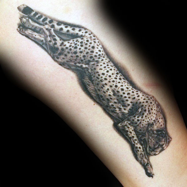 60 Leopard Tattoos für Männer - Designs mit Stärke und Kraft  