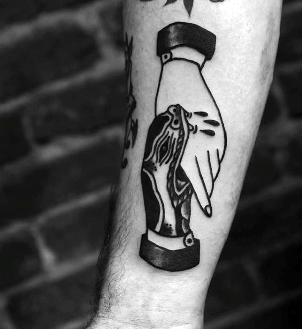 70 traditionelle Schlange Tattoo Designs für Männer - Slick Ink Ideen  