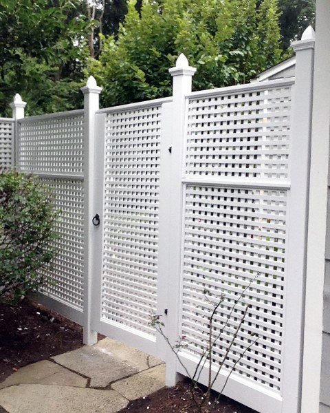 Top 50 besten Backyard Fence Ideen - einzigartige Privatsphäre Designs  