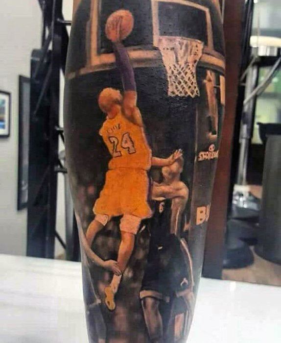 30 Kobe Bryant Tattoo Designs für Männer - Basketball-Tinte Ideen  