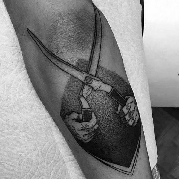 50 Black Flag Tattoo Designs für Männer - Rock Band Ink Ideen  