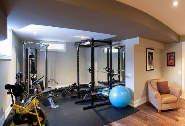 40 Personal Home Gym Design-Ideen für Männer - Trainingsräume  