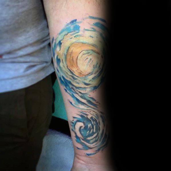 50 Vincent Van Gogh Tattoo-Designs für Männer - künstlerische Ideen  