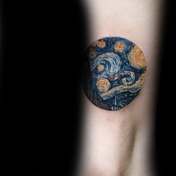 50 Vincent Van Gogh Tattoo-Designs für Männer - künstlerische Ideen  