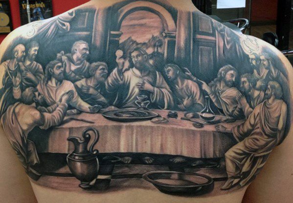 60 3D Jesus Tattoo Designs für Männer - religiöse Tinte Ideen  