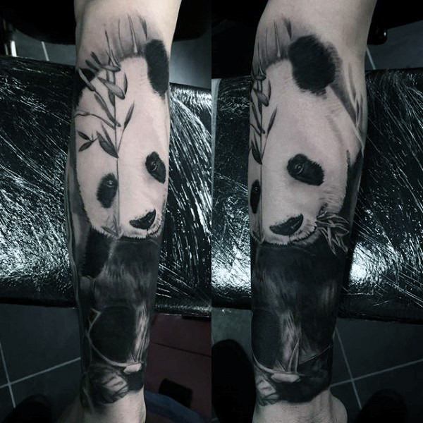 100 Panda Bär Tattoo Designs für Männer - Manly Ink Ideen  