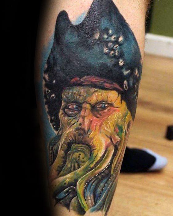 60 Davy Jones Tattoo Designs für Männer - Sailors Devil Ink Ideen  