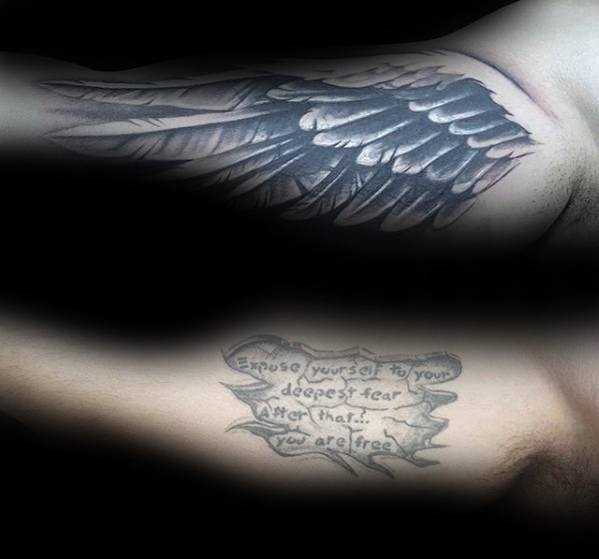 60 Tattoo Cover Up Ideen für Männer - vor und nach Designs  