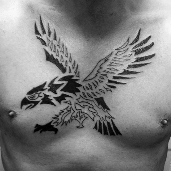 50 Tribal Bird Tattoo Designs für Männer - Cool Ink Ideas  