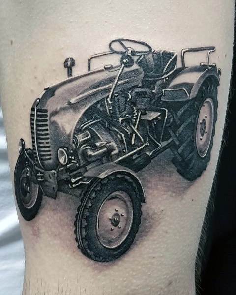 60 Landwirtschaft Tattoos für Männer - Landwirtschaft Design-Ideen  