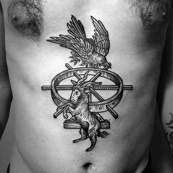40 esoterische Tattoos für Männer - obskuren Design-Ideen  