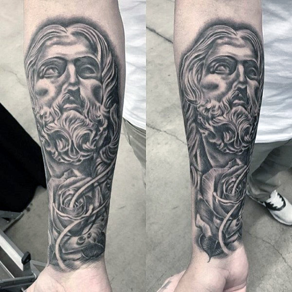 75 religiöse Ärmel Tattoos für Männer - Divine Spirit Designs  