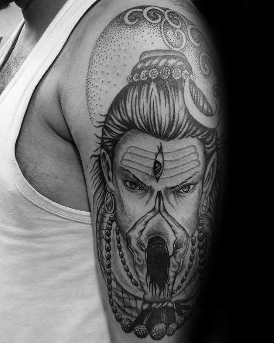 60 Shiva Tattoo-Designs für Männer - Hinduismus-Tinte Ideen  