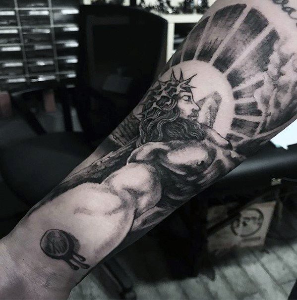 60 3D Jesus Tattoo Designs für Männer - religiöse Tinte Ideen  