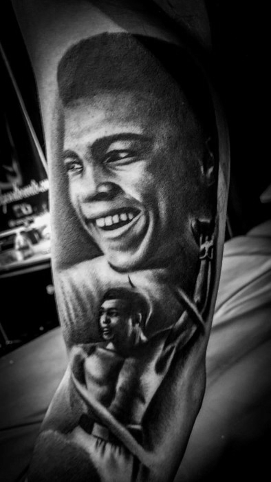 50 Muhammad Ali Tattoo Designs für Männer - Boxing Champion Ink Ideen  