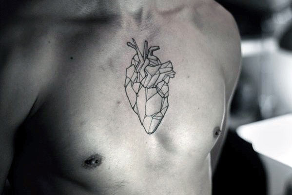 Top 90 besten Brust Tattoos für Männer - Colossal Canvas Ideen und Designs  