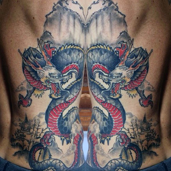 50 chinesische Drache Tattoo Designs für Männer - flammende Tinte Ideen  