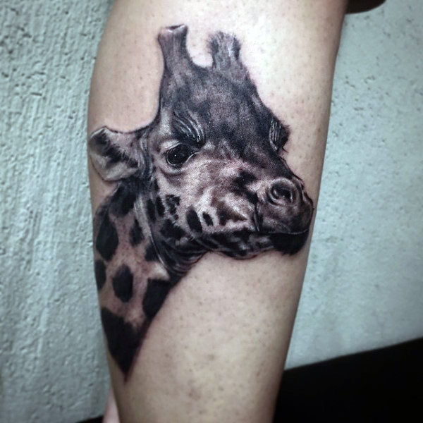 90 Giraffe Tattoo Designs für Männer - lange Hals Tinte Ideen  