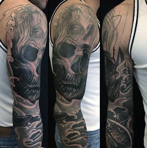50 Tattoo Cover Up Sleeve Design-Ideen für Männer - Manly Ink  