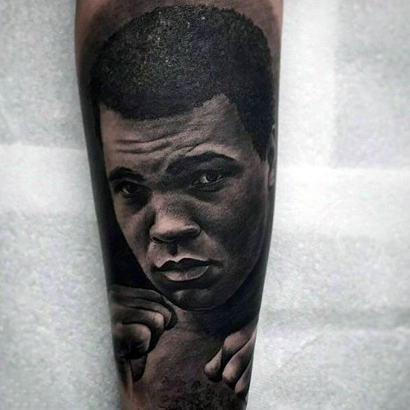 50 Muhammad Ali Tattoo Designs für Männer - Boxing Champion Ink Ideen  