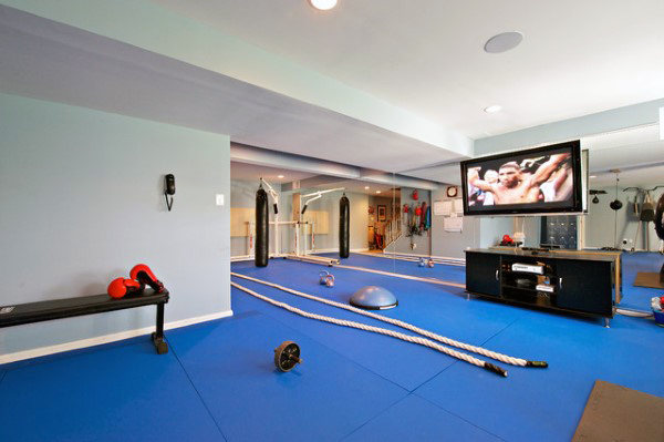 40 Personal Home Gym Design-Ideen für Männer - Trainingsräume  