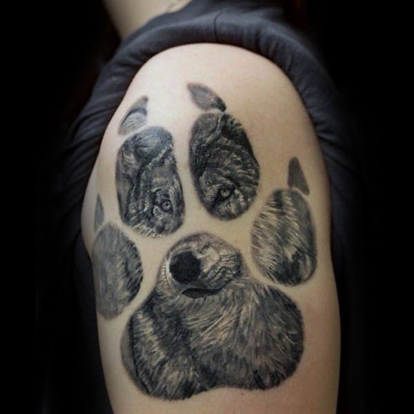 50 Wolf Paw Tattoo Designs für Männer - Animal Ink Ideen  