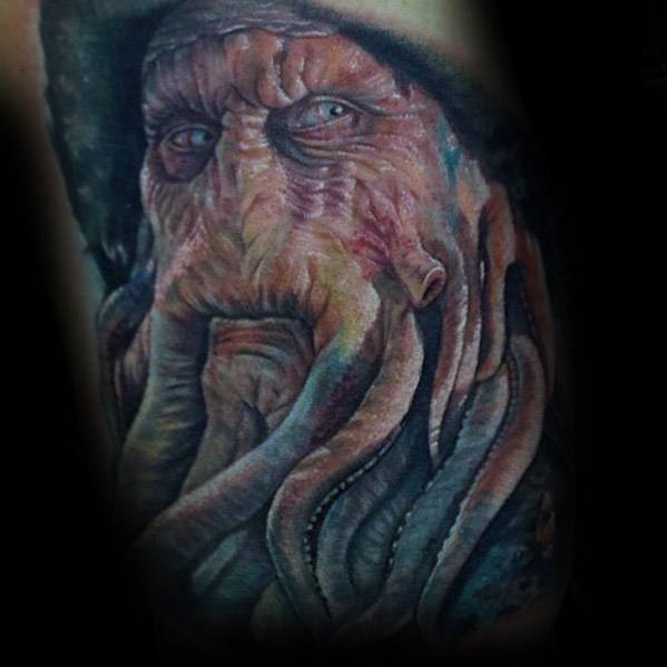 60 Davy Jones Tattoo Designs für Männer - Sailors Devil Ink Ideen  