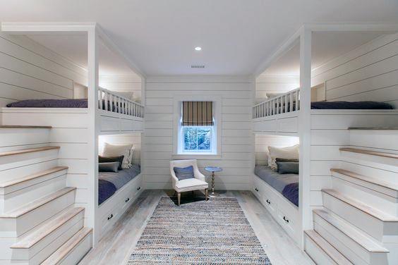 Top 70 besten Etagenbett Ideen - platzsparende Schlafzimmer-Designs  