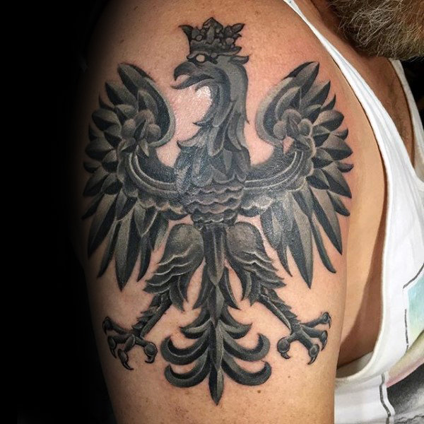 60 polnische Adler Tattoo Designs für Männer - Wappen Tinte  