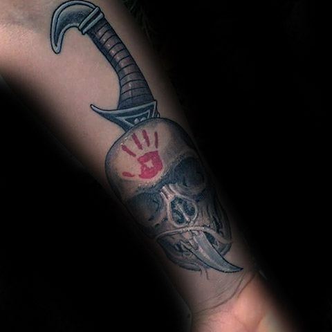50 Skyrim Tattoo Designs für Männer - Videospiel-Tinten-Ideen  