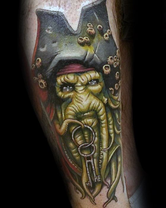 60 Davy Jones Tattoo Designs für Männer - Sailors Devil Ink Ideen  