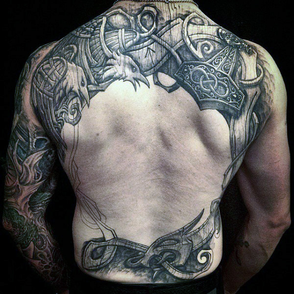 50 Holzschnitzerei Tattoo Designs für Männer - Maskulin Ink Ideas  