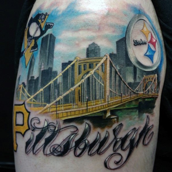 20 Pittsburgh Steelers Tattoo Designs für Männer - NFL-Tinte Ideen  