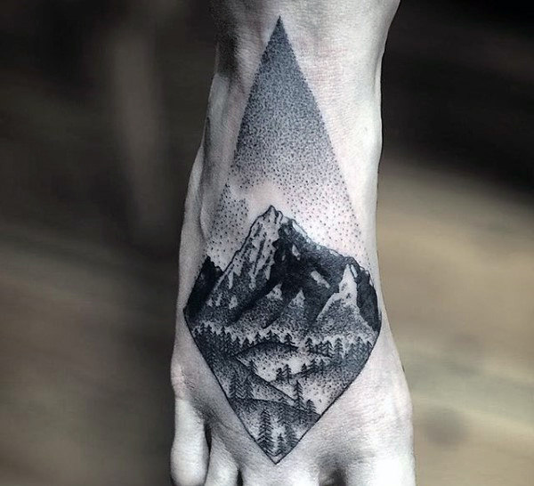 100 Natur Tattoos für Männer - Deep Great Outdoor Designs  