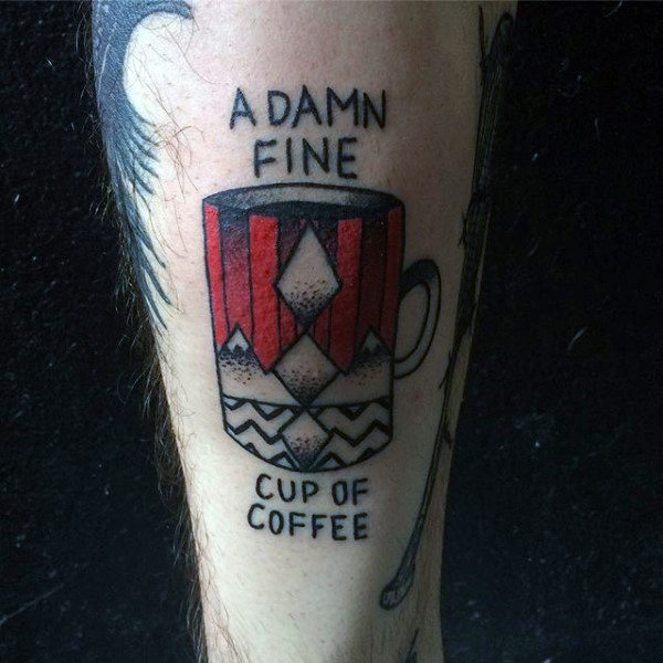 40 Twin Peaks Tattoo Designs für Männer - TV-Tinte Ideen  