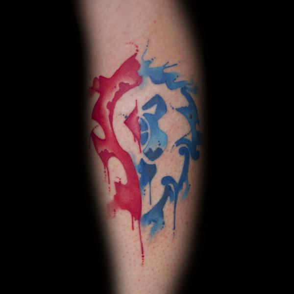 70 World Of Warcraft Tattoo-Designs für Männer - Videospiel-Tinten-Ideen  