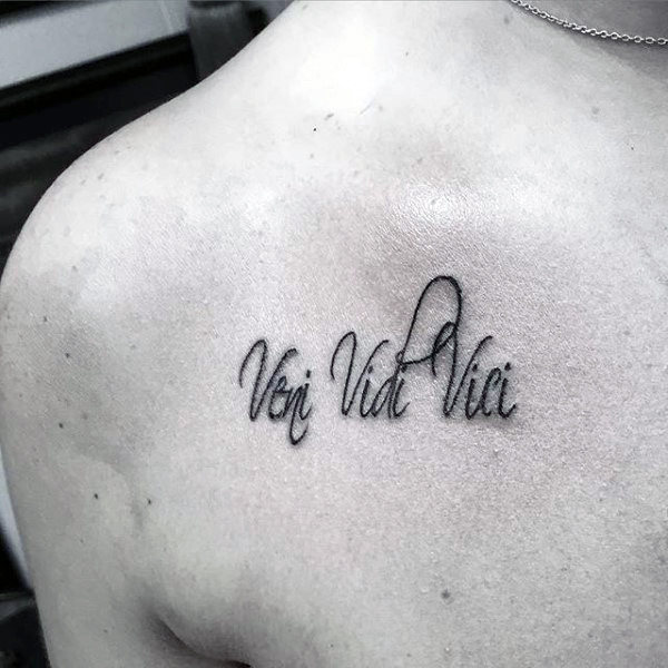 60 Veni Vidi Vici Tattoo Designs für Männer - Julius Caesar Ink Ideen  