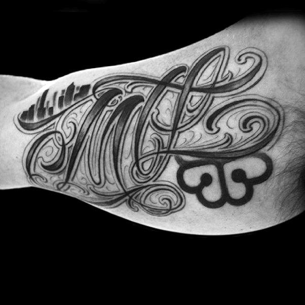 100 innere Bizeps Tattoo Designs für Männer - Manly Ink Ideen  