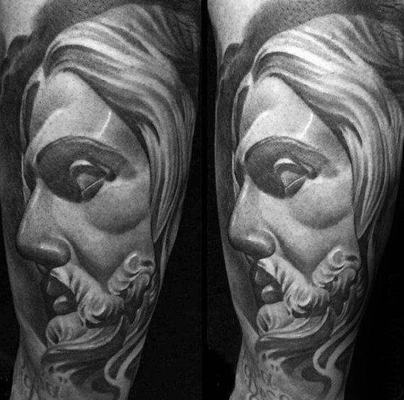 60 Jesus Arm Tattoo Designs für Männer - religiöse Tinte Ideen  