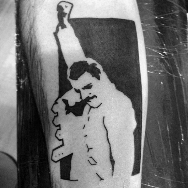 40 Freddie Mercury Tattoo Designs für Männer - Queen Ink Ideen  