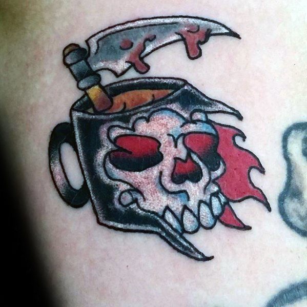 50 traditionelle Reaper Tattoo Designs für Männer - Grim Ink Ideen  