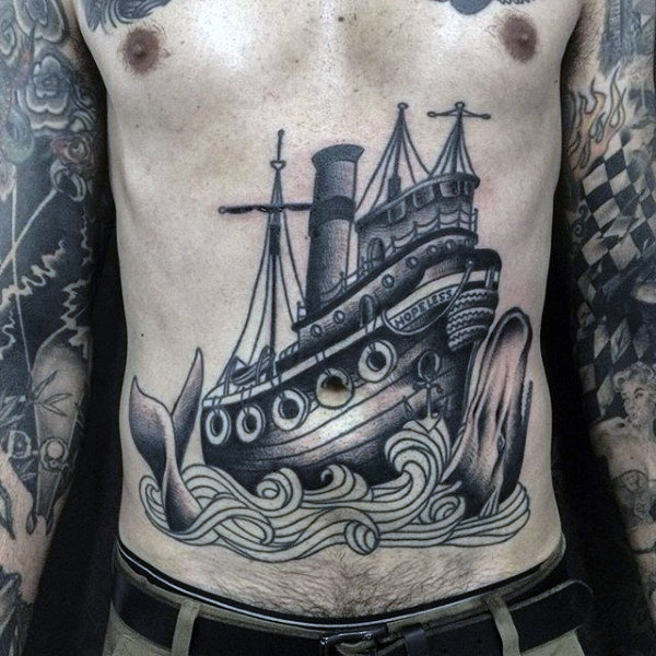Top 100 besten Bauch Tattoos für Männer männliche Ideen Mann Stil