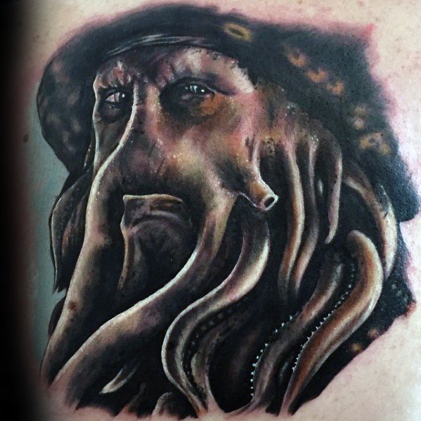 60 Davy Jones Tattoo Designs für Männer - Sailors Devil Ink Ideen  