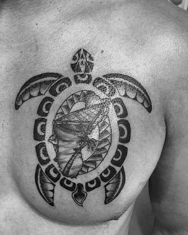 70 Tribal Turtle Tattoo Designs für Männer - Manly Ink Ideen  