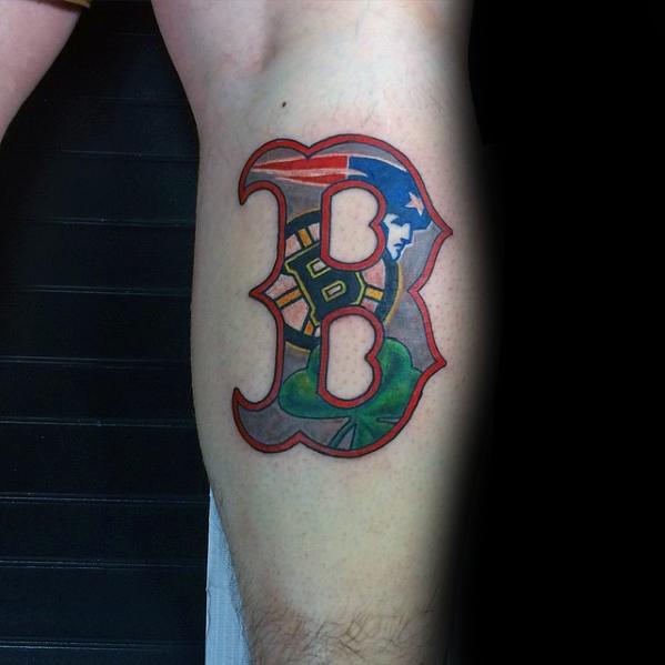 60 Boston Red Sox Tattoos für Männer - Baseball-Tinte Ideen  