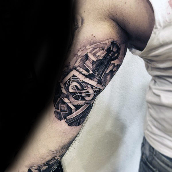 50 3D Arm Tattoos für Männer - Manly Ink Design-Ideen  