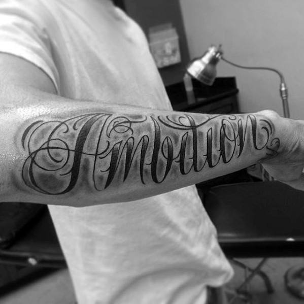 30 Ambition Tattoo Design-Ideen für Männer - Word Ink Ideas  